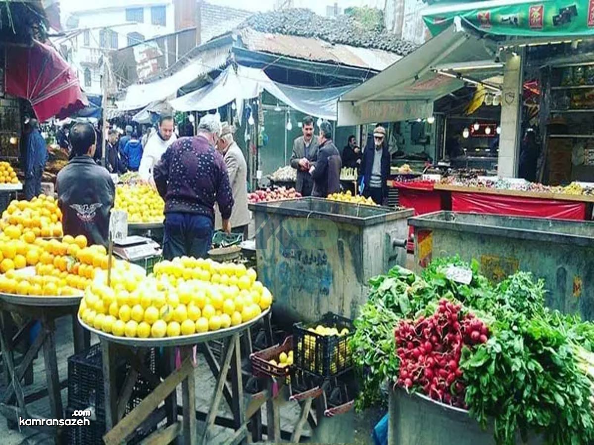 بازار محلی زیباکنار | خرید سوغات و صنایع دستی گیلان