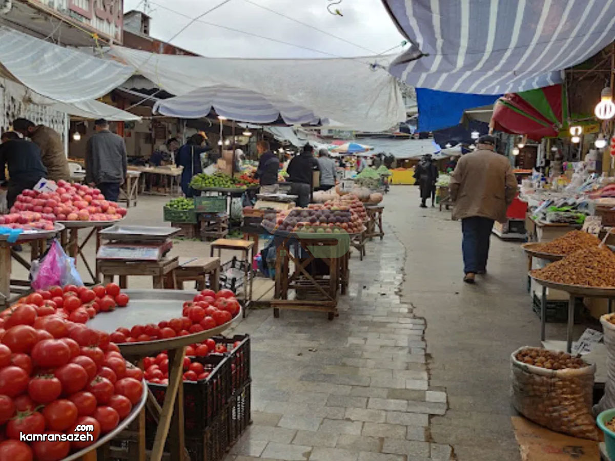 بازار محلی زیباکنار | خرید سوغات و صنایع دستی گیلان